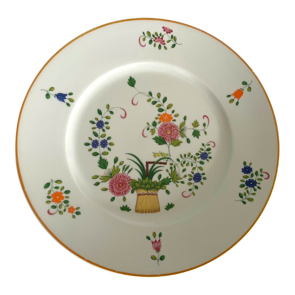 Ceralene Raynaud Limoges Panier Chinois Chinese‎ Basket Celadon Dinner Plate